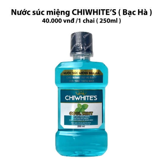 Picture of NƯỚC SÚC MIỆNG CHIWHITE'S 250ML
